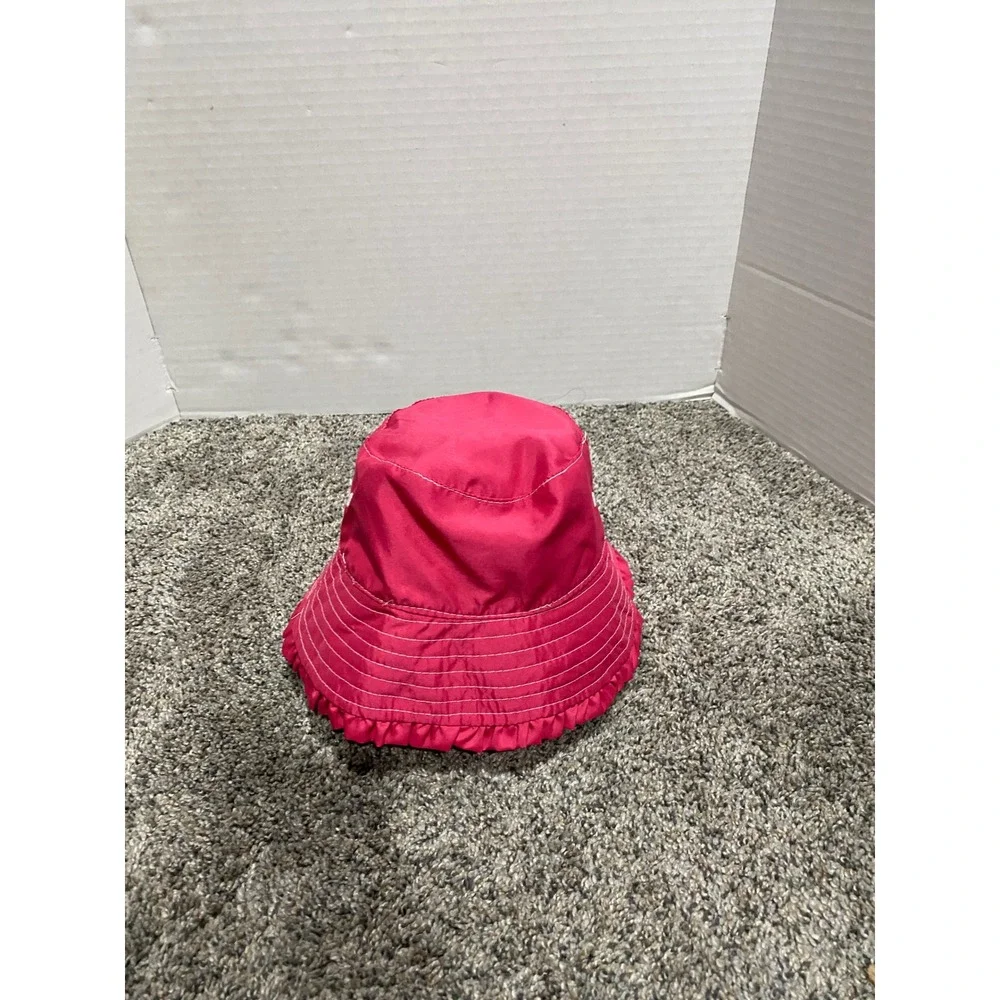 Bucket Hat UV Skinz Toddler Girls Pink Excellent Ruffle Sun Protection 3T